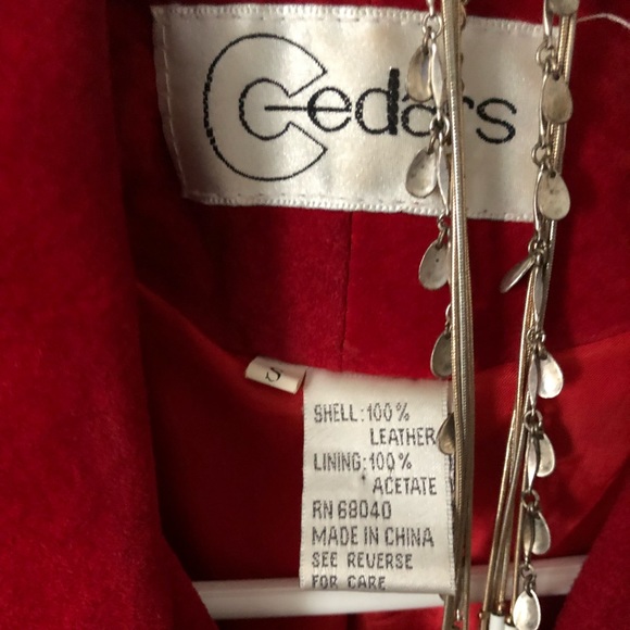 Vintage suede cropped jacket - Picture 5 of 8